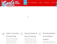 Tablet Screenshot of earlsplumbingandheating.com